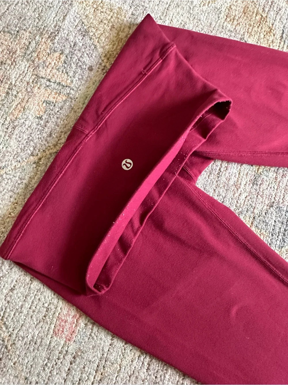 lululemon athletica High-Waist Burgundy Leggings
